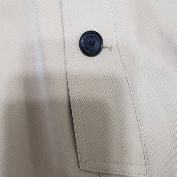 100% Authentic Burberry Sandringham Mid-Length Trenchcoat, Honey Sz 6 US - Picture 11 of 16